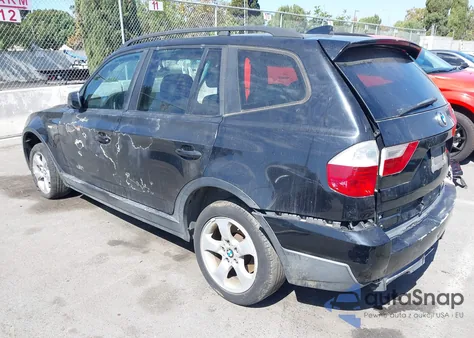 2008 BMW X3 3.0Si из США, поврежденный, VIN WBXPC93478WJ03386